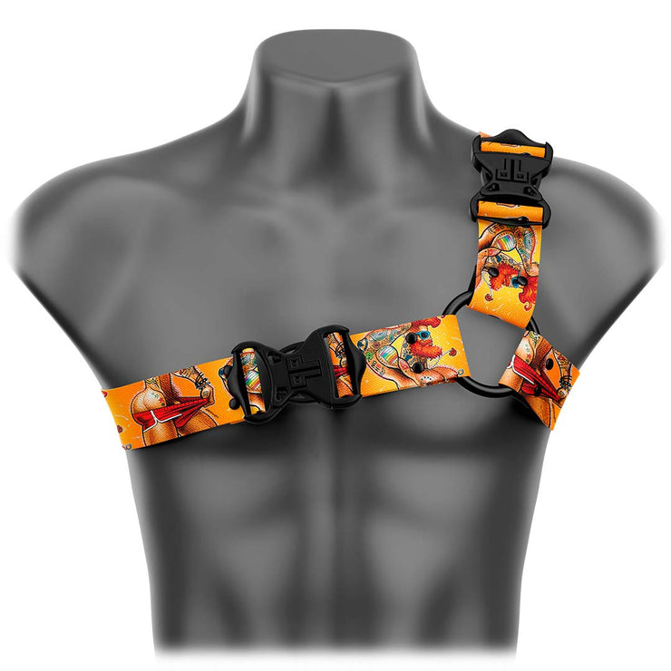 Ginger Zaddy Asymmetrical Rave Harness