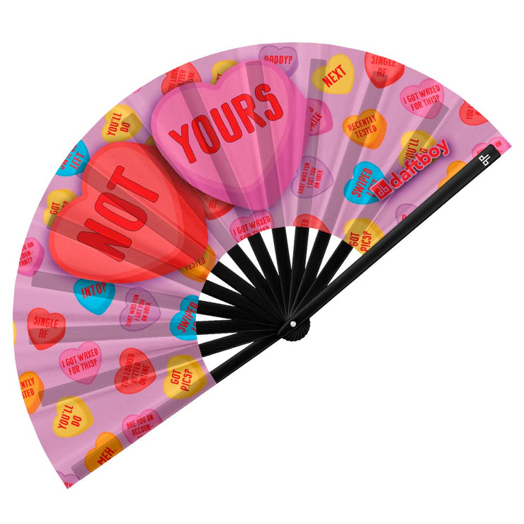 Heart Candy Folding Clack Fan
