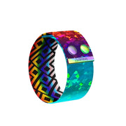 Holographic Rainbow Fantasy Thicc Cuff Bracelet Back View