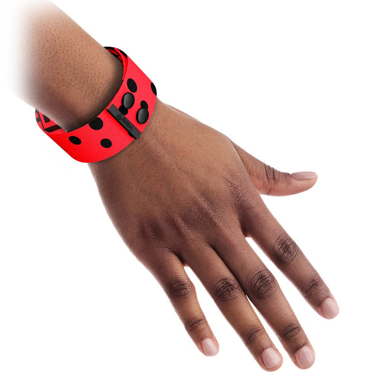 Miss Ladybug Thicc Cuff Bracelet On Hand
