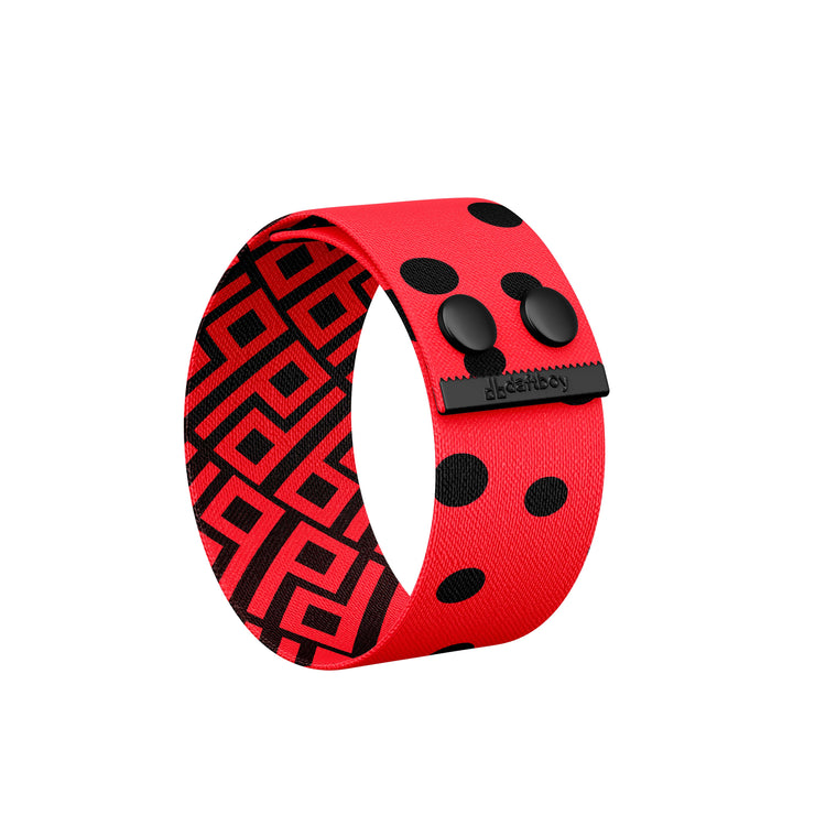 Miss Ladybug Thicc Cuff Bracelet Back View