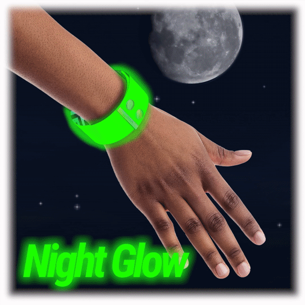 Glow Fluid Fantasy Thicc Cuff Bracelet Day And Night Glow