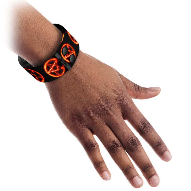 Pentagram Thicc Cuff Bracelet On Hand