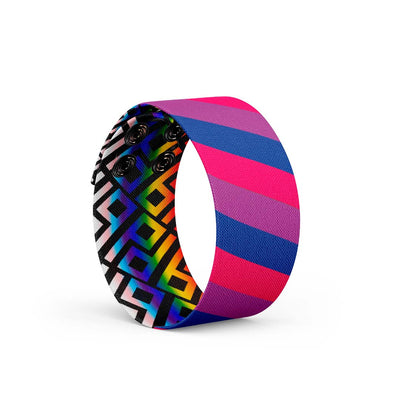 Pride Bisexuality Thicc Cuff Bracelet 