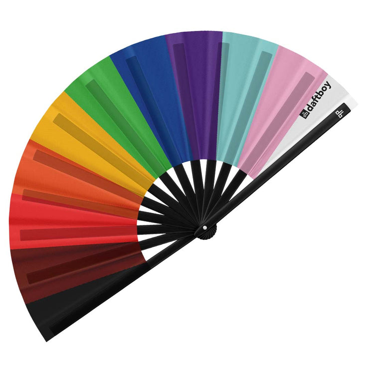 Pride Inclusion Folding Clack Fan