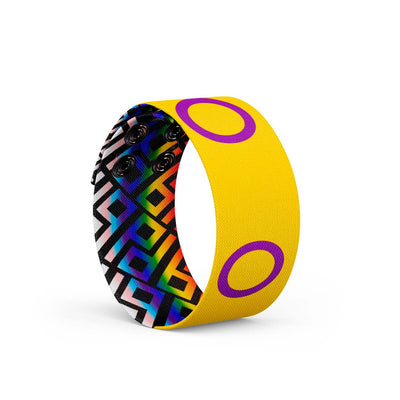 Pride Intersex Thicc Cuff Bracelet 