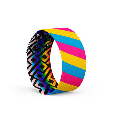Pride Pansexuality Thicc Cuff Bracelet 