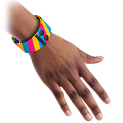 Pride Pansexuality Thicc Cuff Bracelet On Hand