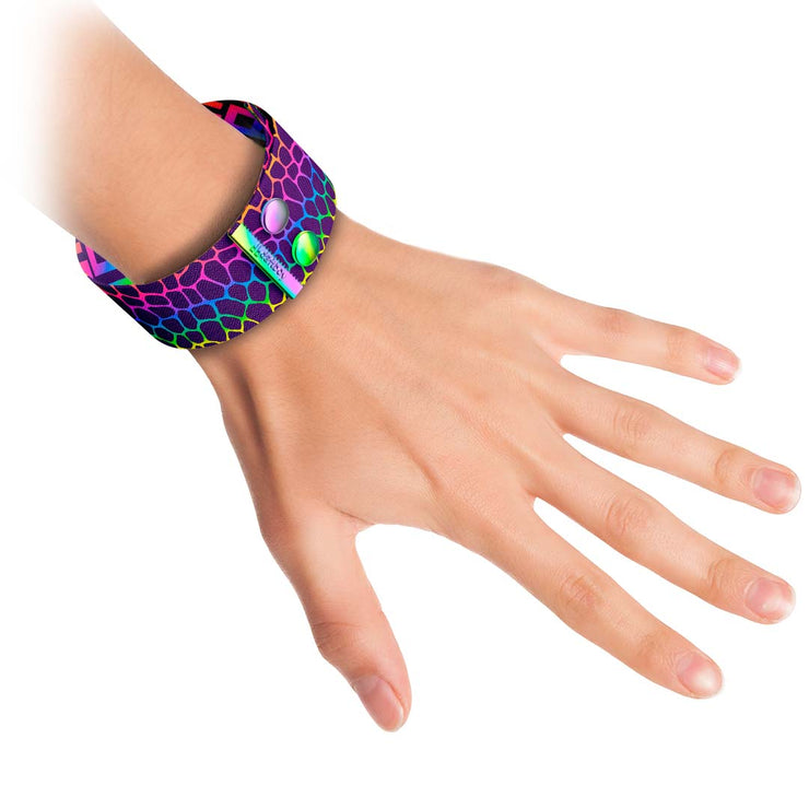 Rainbow Turtle Thicc Cuff Bracelet On Hand