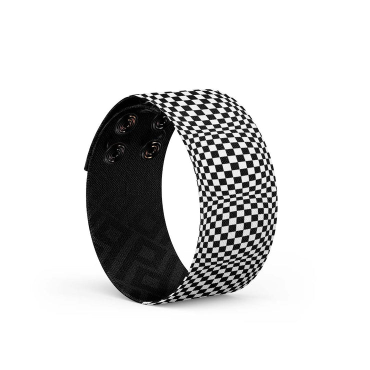 Speed Checkered Cuff Bracelet 