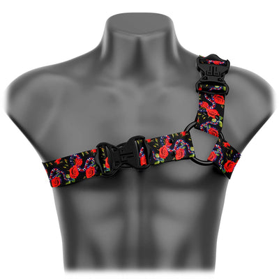 Snakes And Roses Asymmetrical Fashion Harness