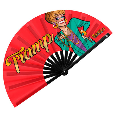 She's A Tramp! Folding Hand Fan