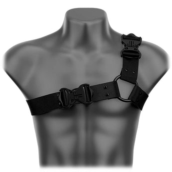 Black Beyond Basic Asymmetrical Handmade Fashion Vegan Unisex Harness - Daftboy