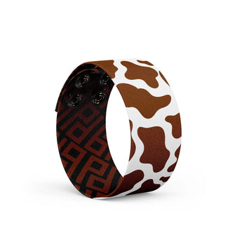 Brown Cow Stunning Thicc Cuff Bracelet - Daftboy