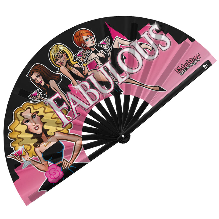 Fabulous Ladies Folding Clack Fan