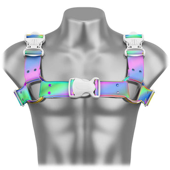 Glow Fluid Fantasy Bulldog Handmade Fashion Vegan Unisex Harness - Daftboy