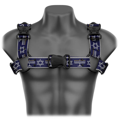 Hanukkah Sweater Bulldog Handmade Fashion Vegan Unisex Harness