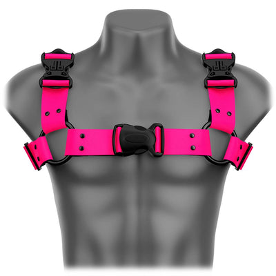 Hawt Pink Beyond Basic Bulldog Handmade Fashion Vegan Unisex Harness