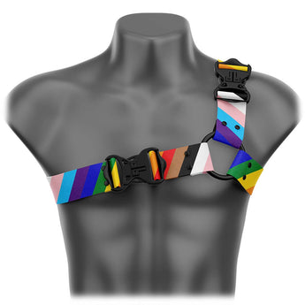 Pride Inclusion Asymmetrical Handmade Fashion Vegan Unisex Harness - Daftboy