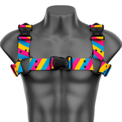 Pride Pansexuality Bulldog Handmade Fashion Vegan Unisex Harness