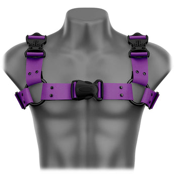 Purple Beyond Basic Bulldog Handmade Fashion Vegan Unisex Harness - Daftboy