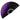 Purple to Black Ombré Rave Bamboo Folding Hand Fan / Clack Fan - Large - Daftboy
