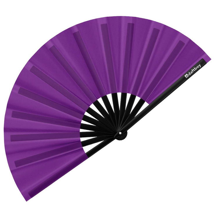 Purple Beyond Basic Folding Hand Fan