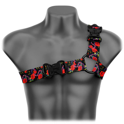 Snakes And Roses Asymmetrical Handmade Fashion Vegan Unisex Harness
