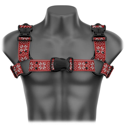 Star Holiday Ugly Sweater Bulldog Handmade Fashion Vegan Unisex Harness