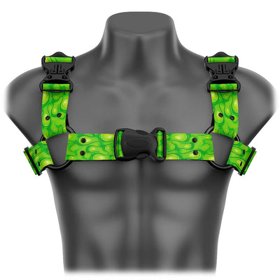 Toxic Slime Bulldog Handmade Fashion Vegan Unisex Harness