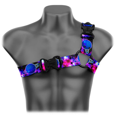 Uranus In Space Asymmetrical Handmade Fashion Vegan Unisex Harness