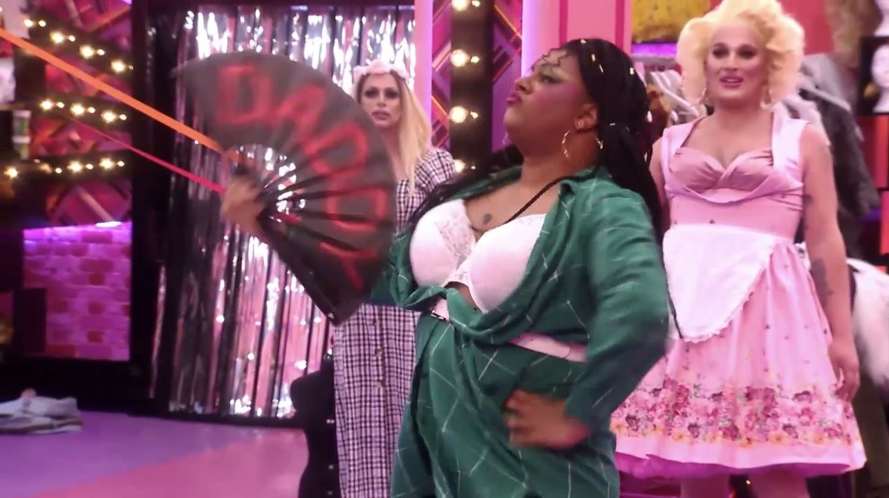 RuPaul's Drag Race UK with a custom Daftboy fan