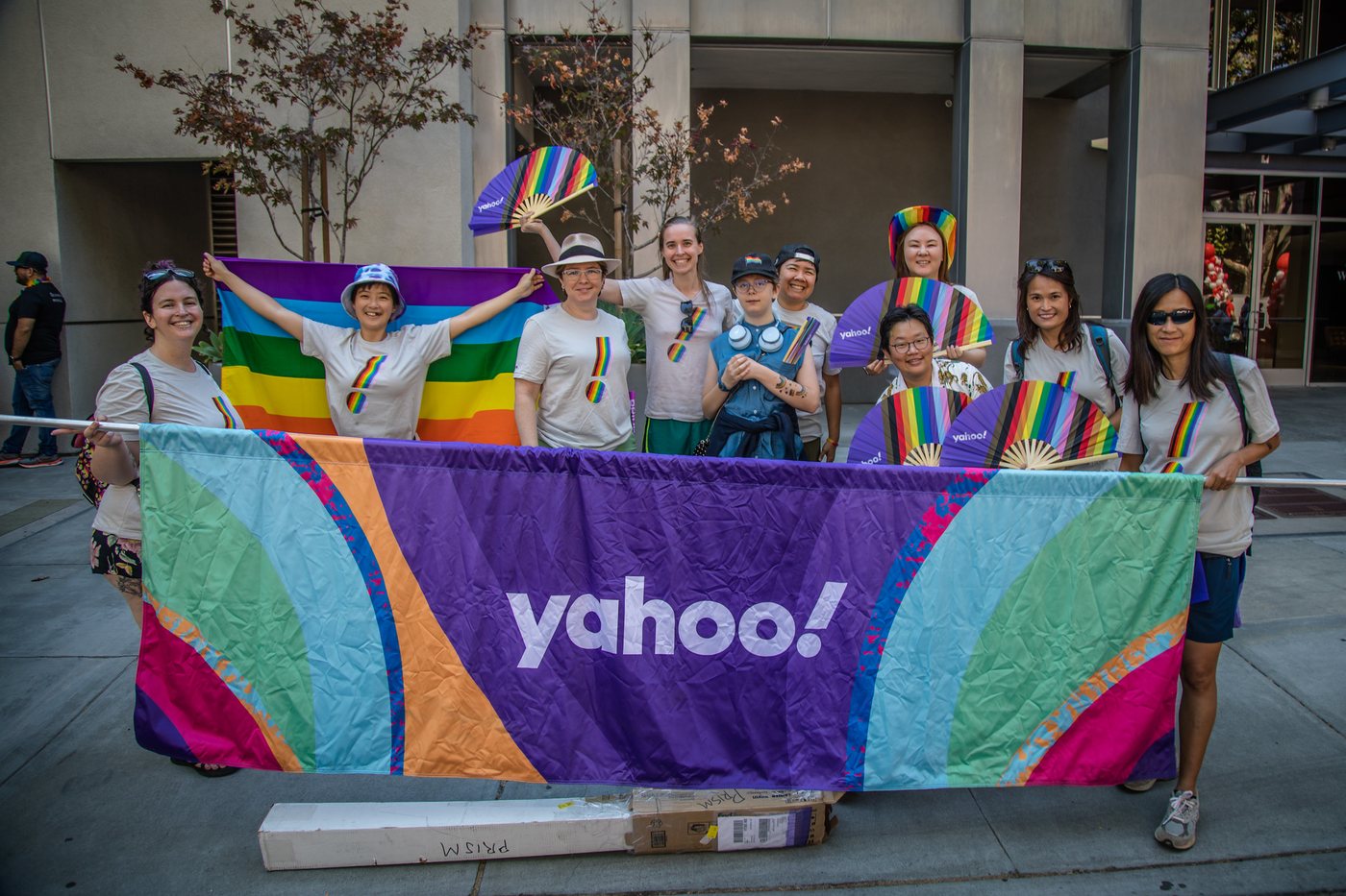 Yahoo Pride with custom Daftboy fans