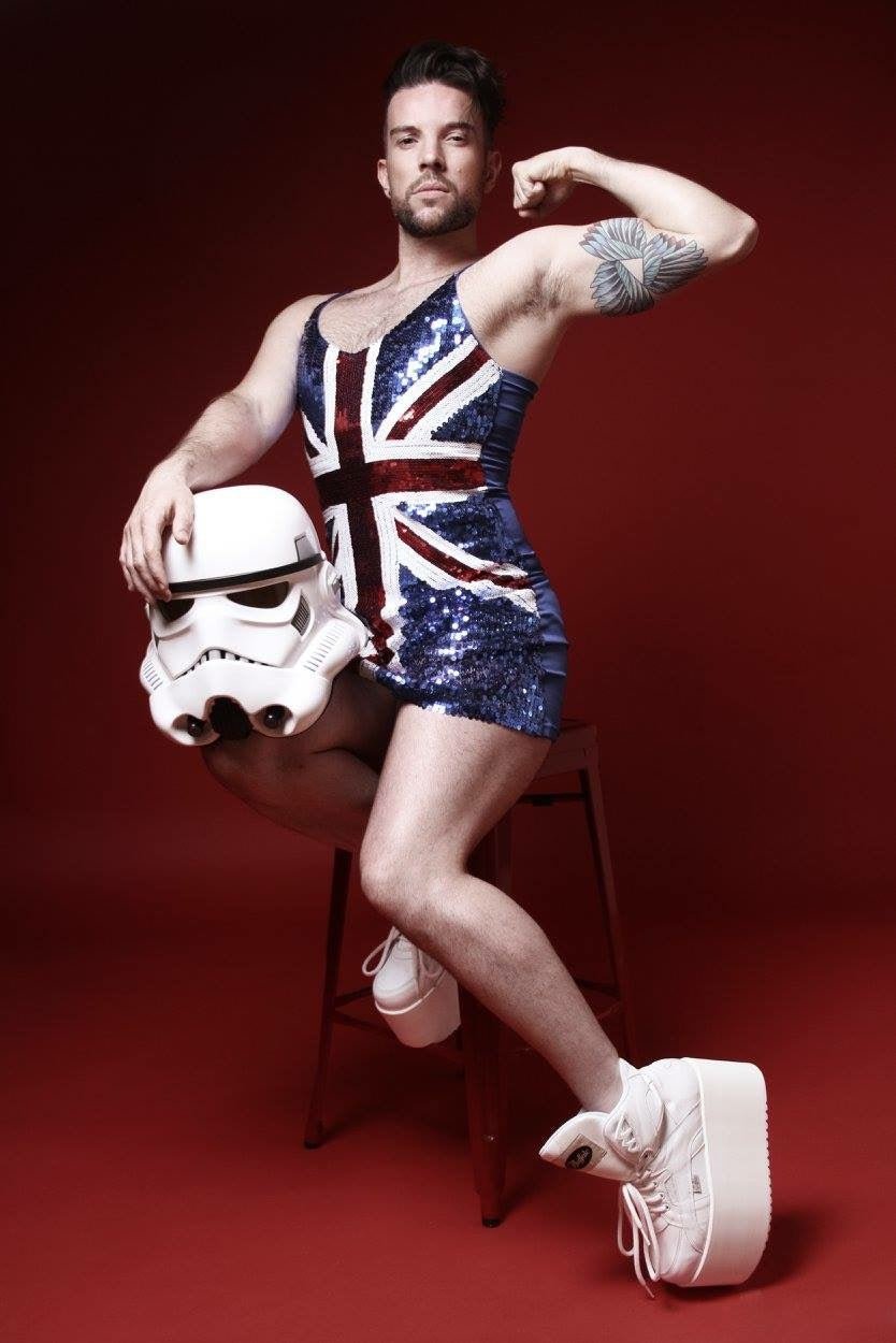 Artist Andrew Ahern, who designed a Daftboy fan collection