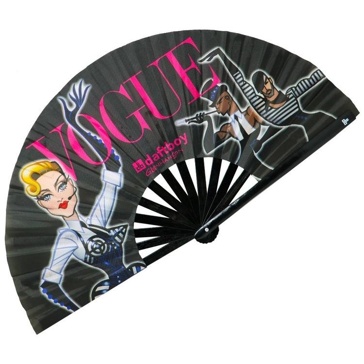 Vogue fan illustrated by Glen Hanson for Daftboy