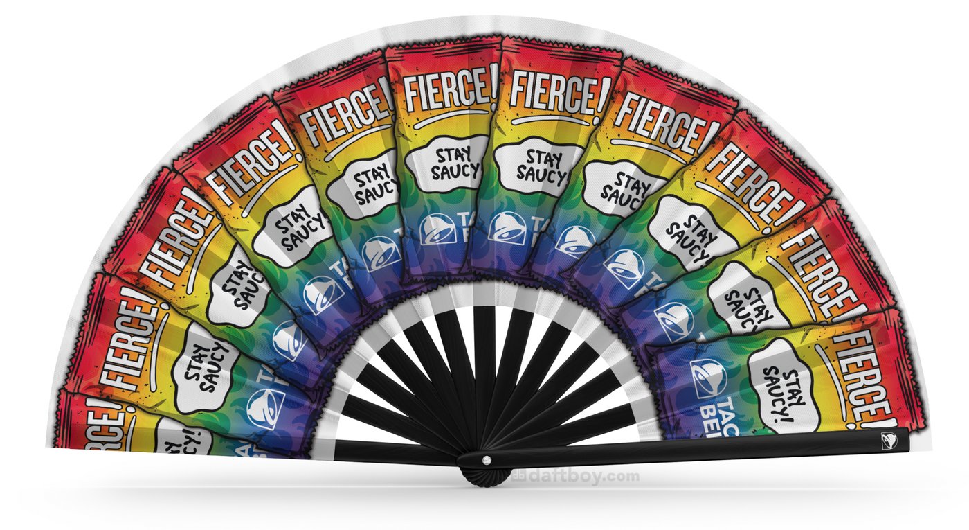 Custom Daftboy Taco Bell fan