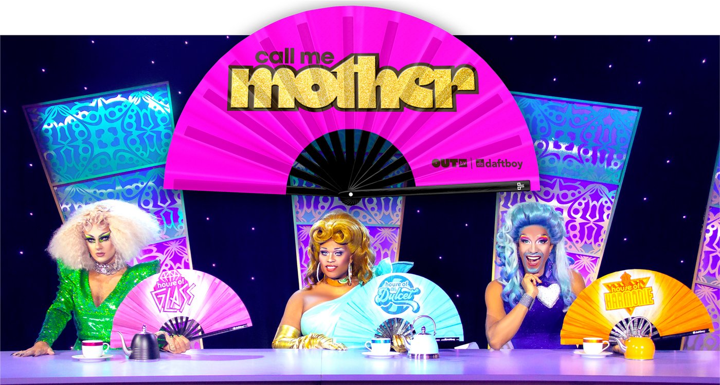 The Call Me Mother judges' panel with Daftboy fans