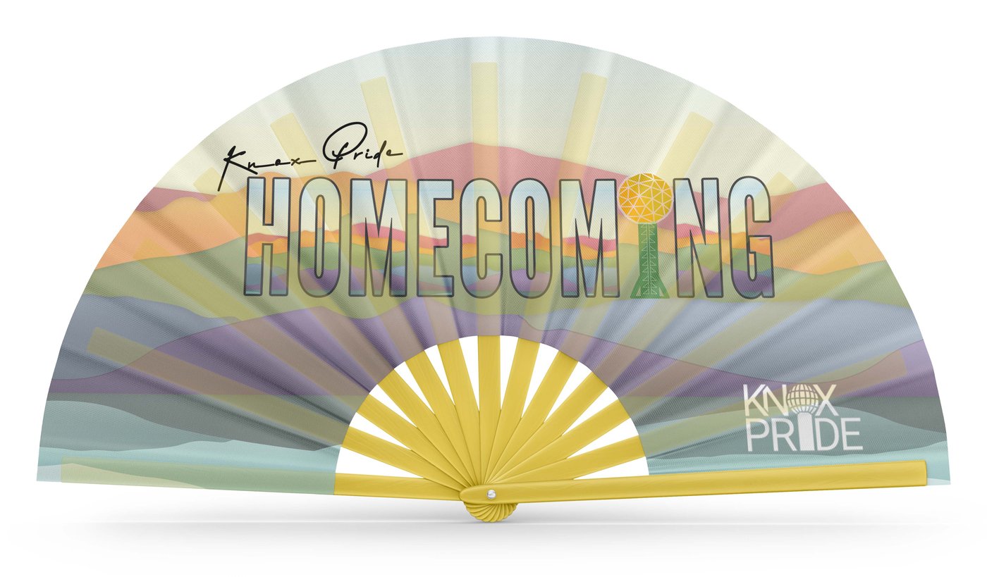 The custom Daftboy fan designed for Knox Pride Homecoming